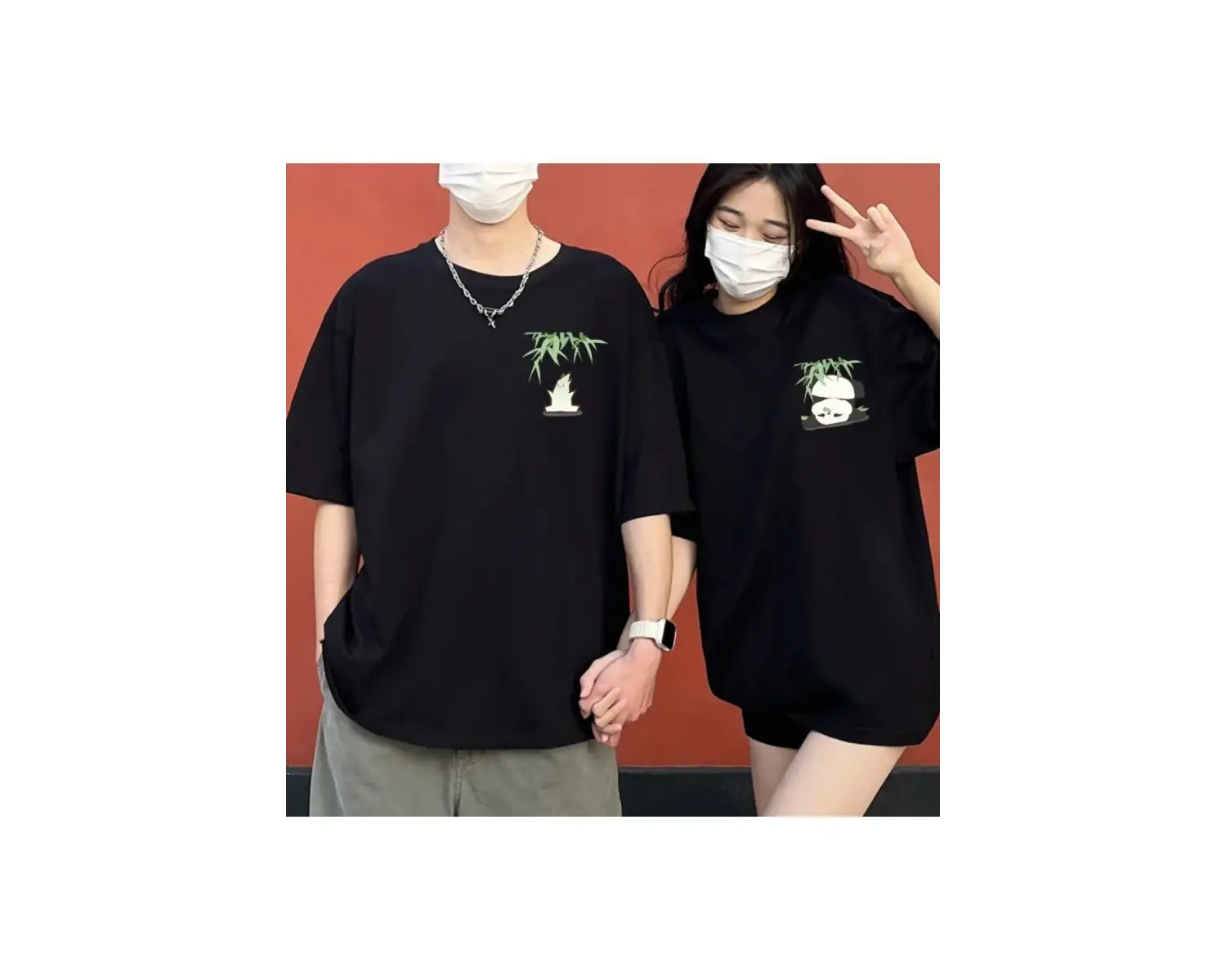 2 Adet Tir Harajuku Style Çift Sevgili Kombinleri Couple Clothing Yeni Sezon