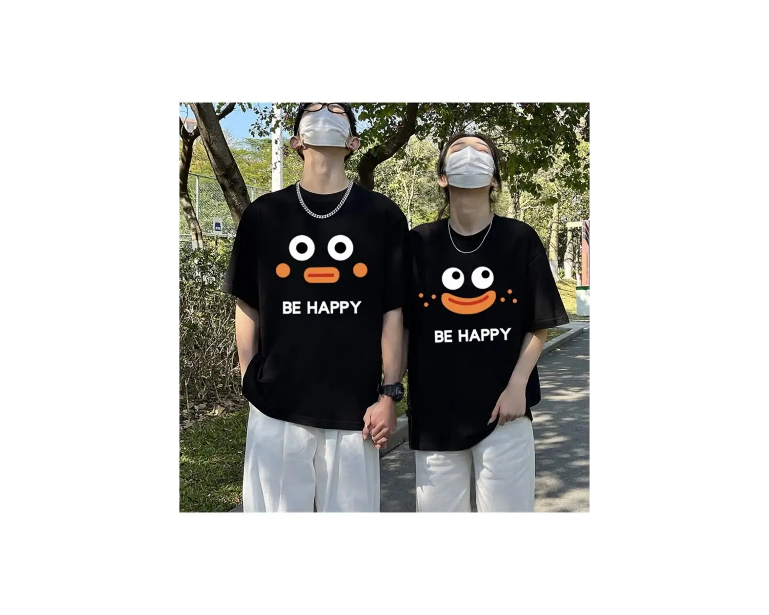 2 Adet Tir Harajuku Style Çift Sevgili Kombinleri Couple Clothing Yeni Sezon