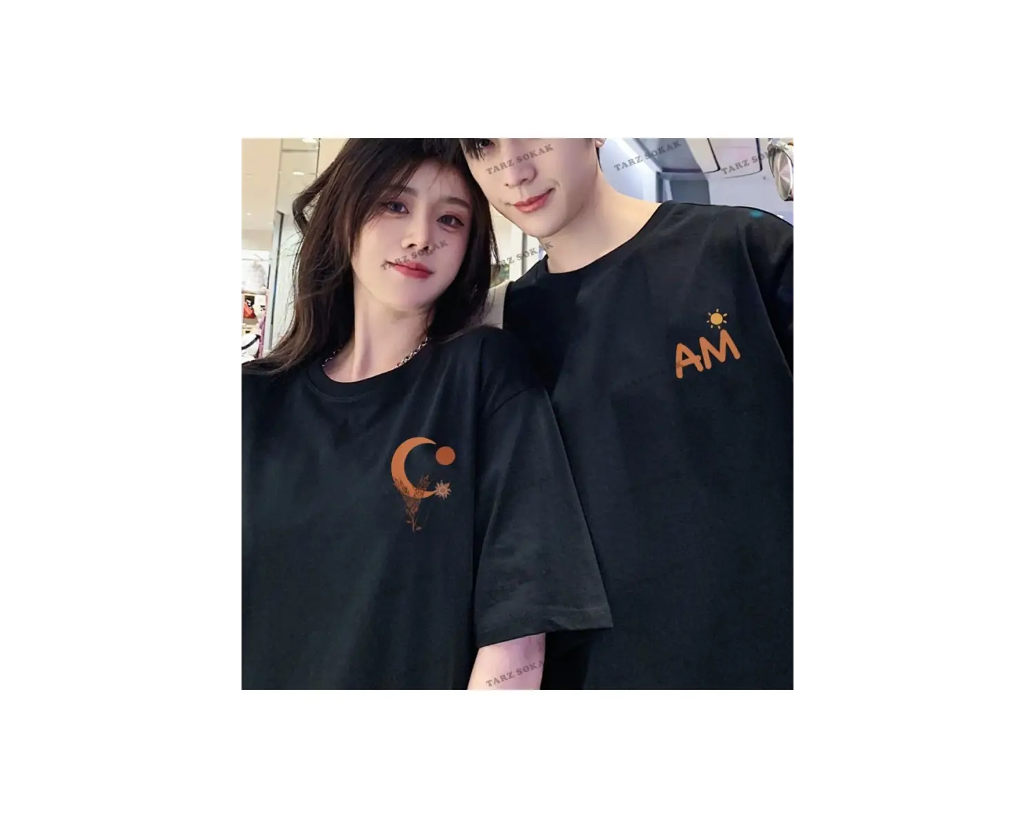 2 Adet Tir Harajuku Style Çift Sevgili Kombinleri Couple Clothing Yeni Sezon