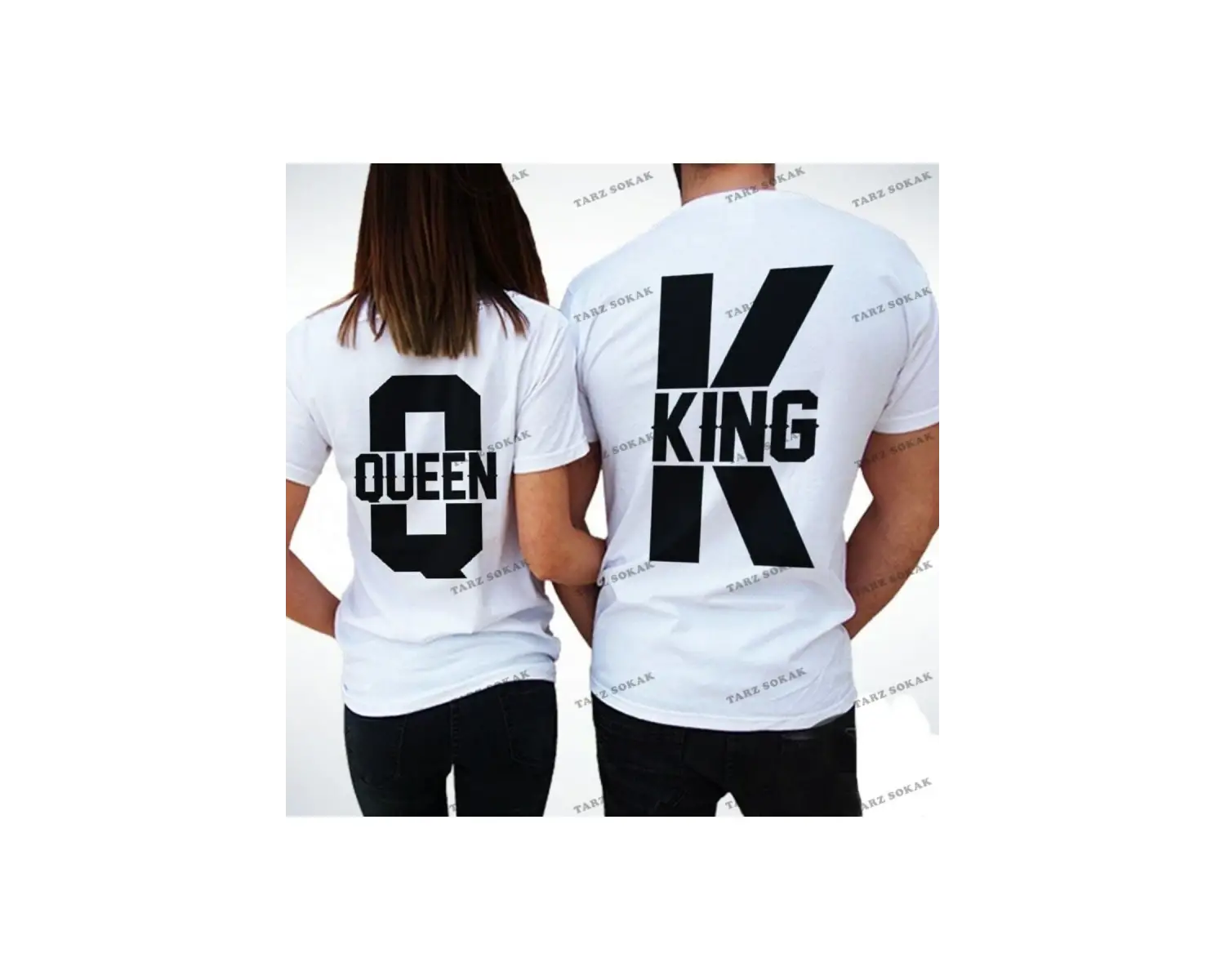 2 Adet Tir Harajuku Style Çift Sevgili Kombinleri Couple Clothing Yeni Sezon