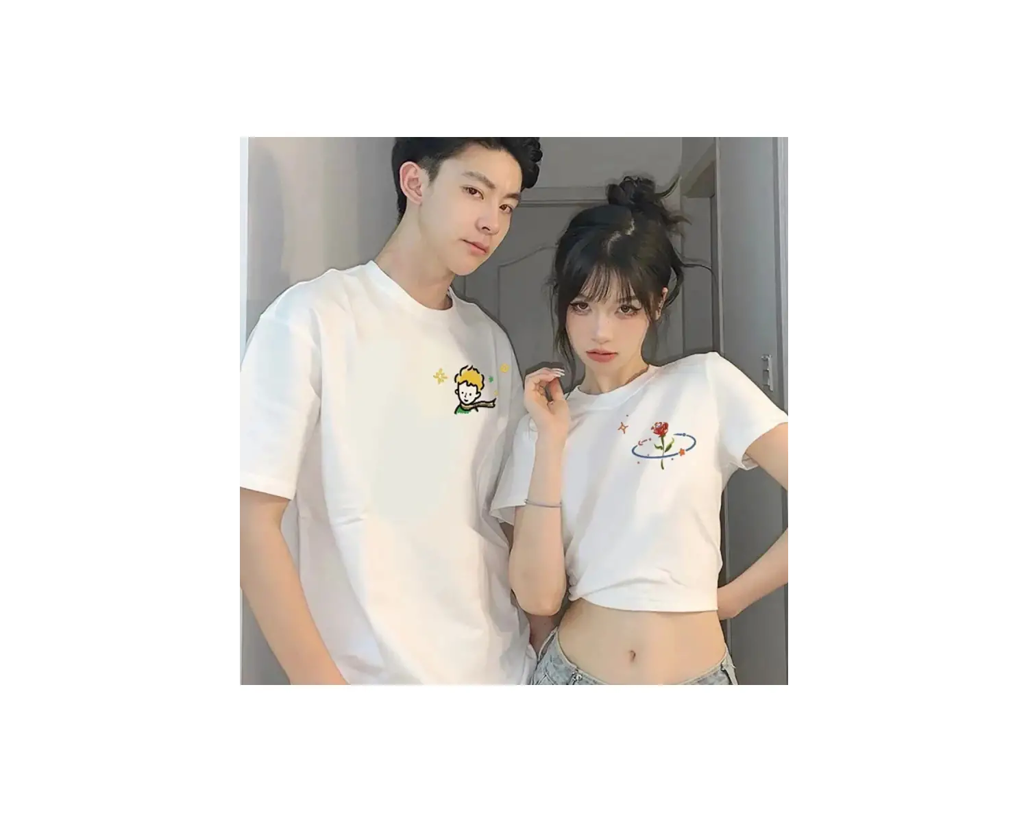 2 Adet Tir Harajuku Style Çift Sevgili Kombinleri Couple Clothing Yeni Sezon