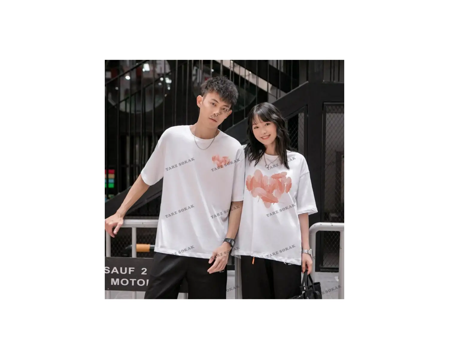 2 Adet Tir Harajuku Style Çift Sevgili Kombinleri Couple Clothing Yeni Sezon
