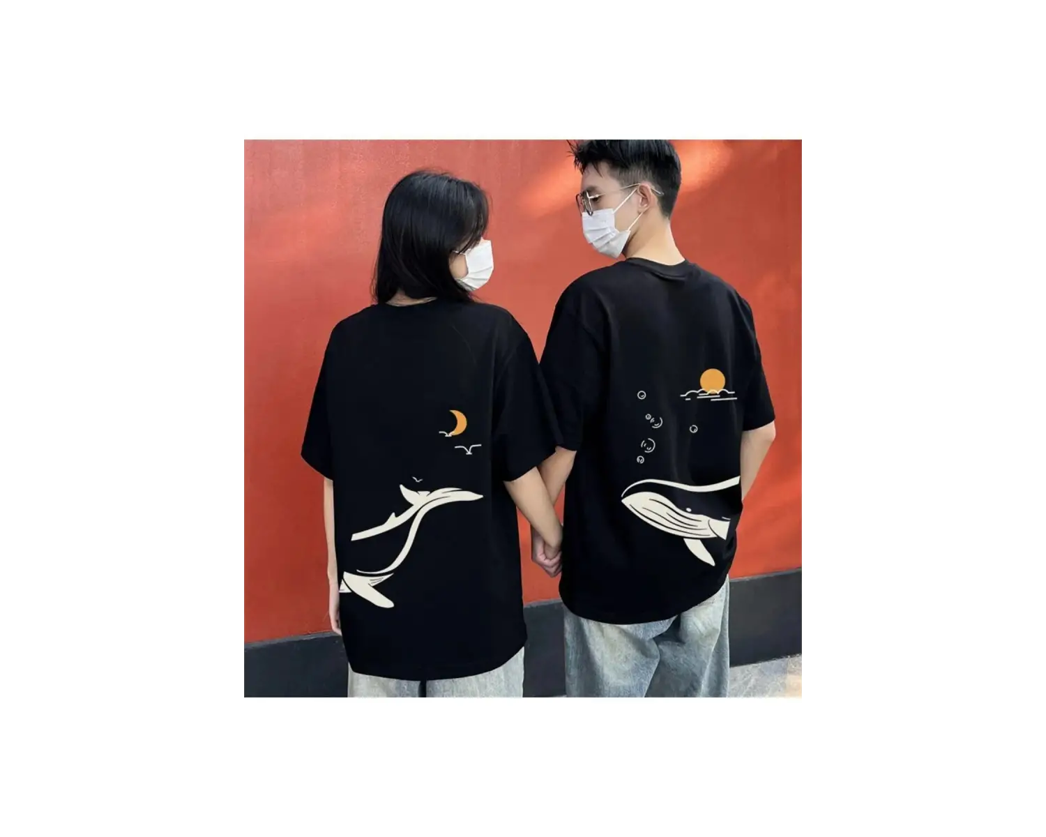 2 Adet Tir Harajuku Style Çift Sevgili Kombinleri Couple Clothing Yeni Sezon