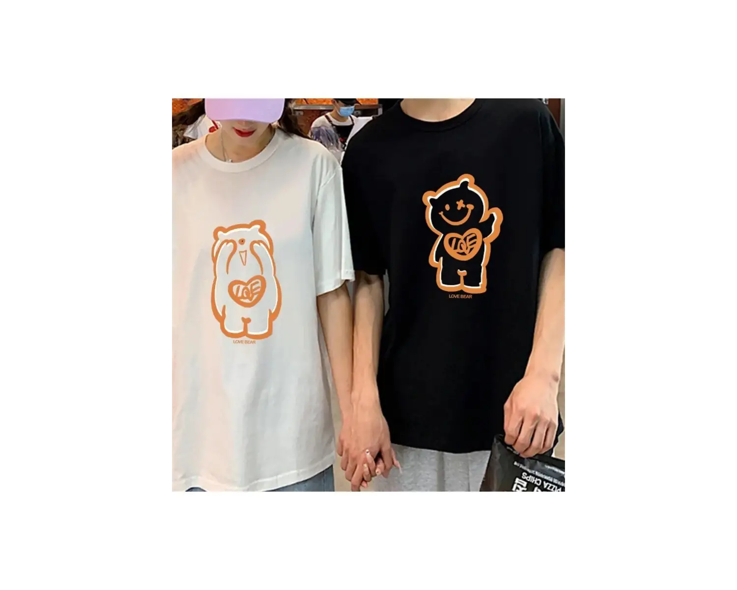 2 Adet Tir Harajuku Style Çift Sevgili Kombinleri Couple Clothing Yeni Sezon