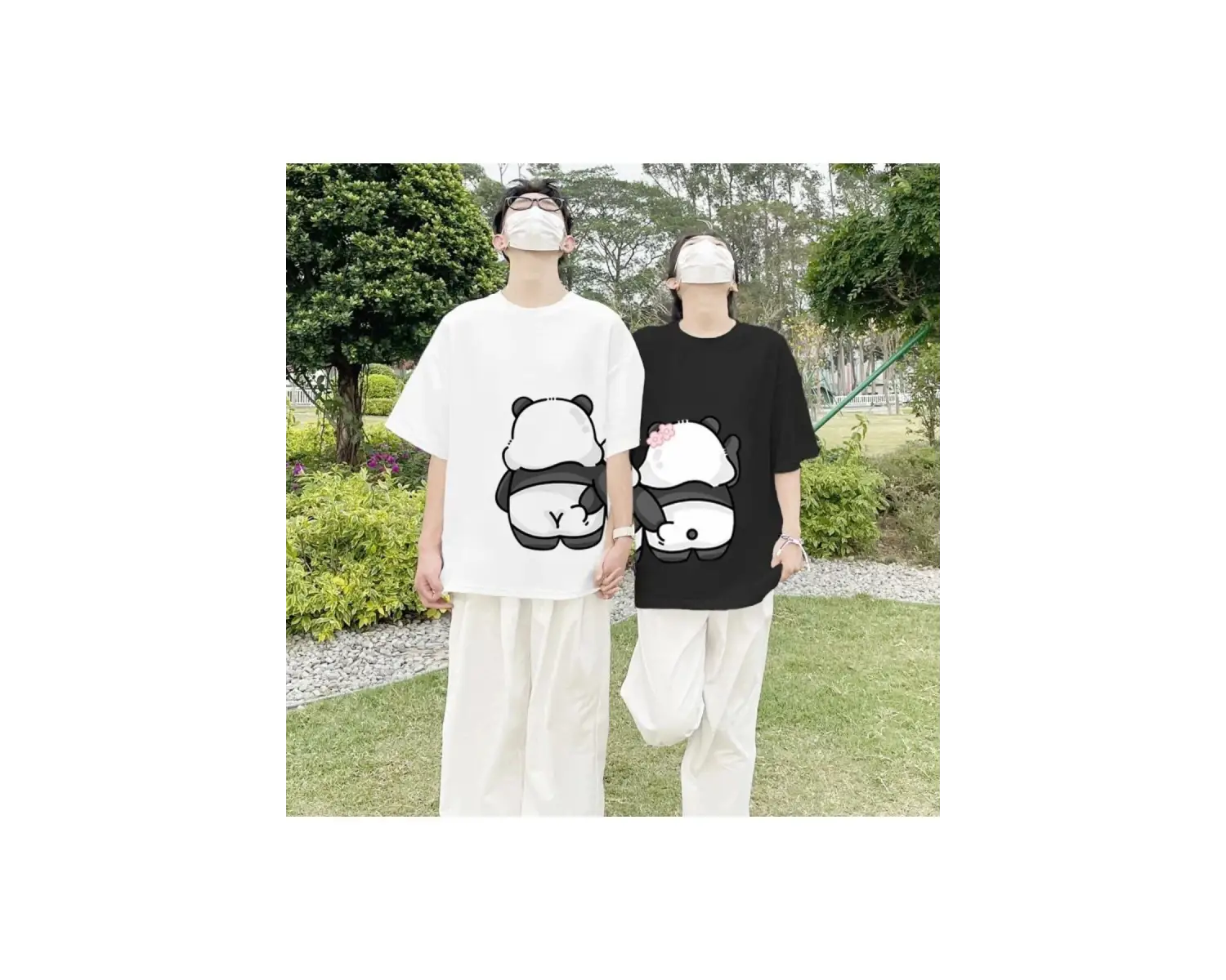 2 Adet Tir Harajuku Style Çift Sevgili Kombinleri Couple Clothing Yeni Sezon