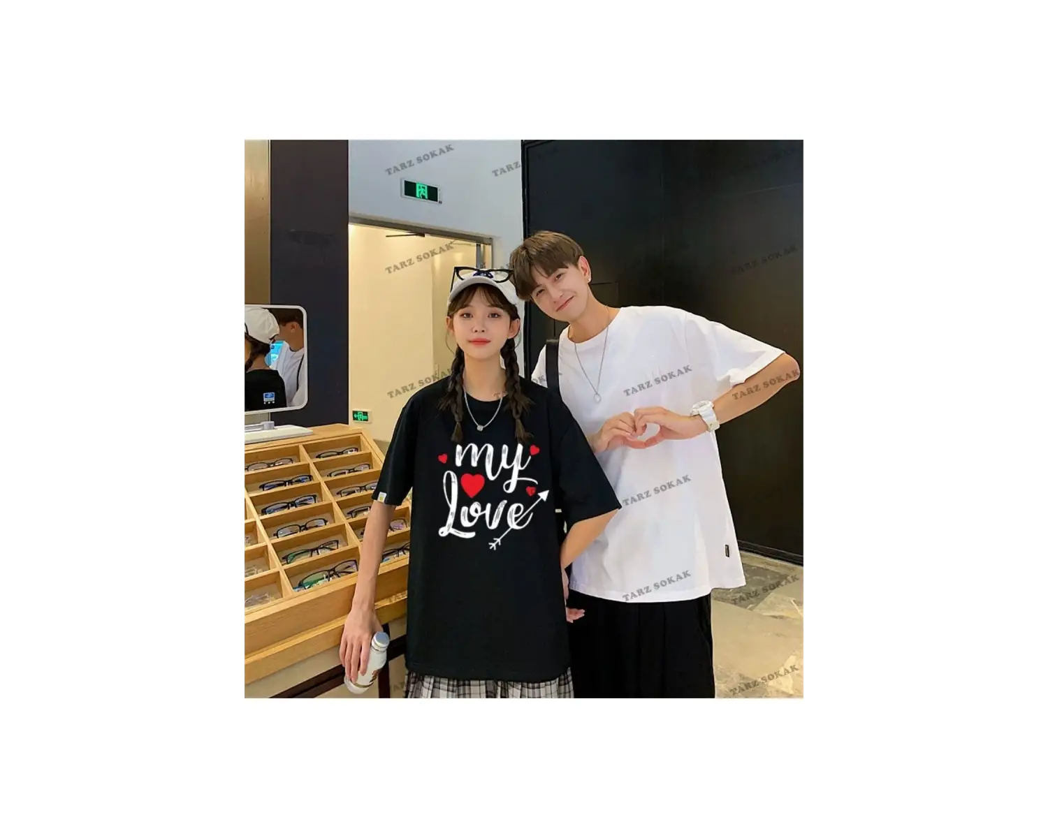 2 Adet Tir Harajuku Style Çift Sevgili Kombinleri Couple Clothing Yeni Sezon