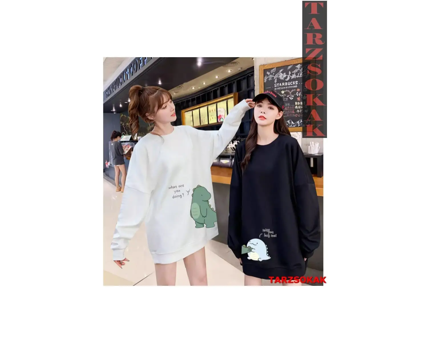 2 Li Harajuku Style Çift Sevgili Kombinleri Couple Clothing Yeni Sezon 2 Adet