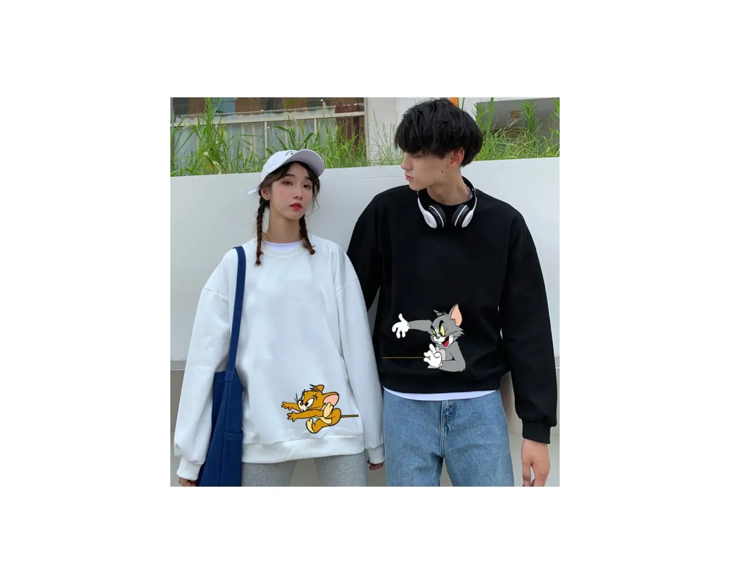 2 Li Harajuku Style Çift Sevgili Kombinleri Couple Clothing Yeni Sezon 2 Adet