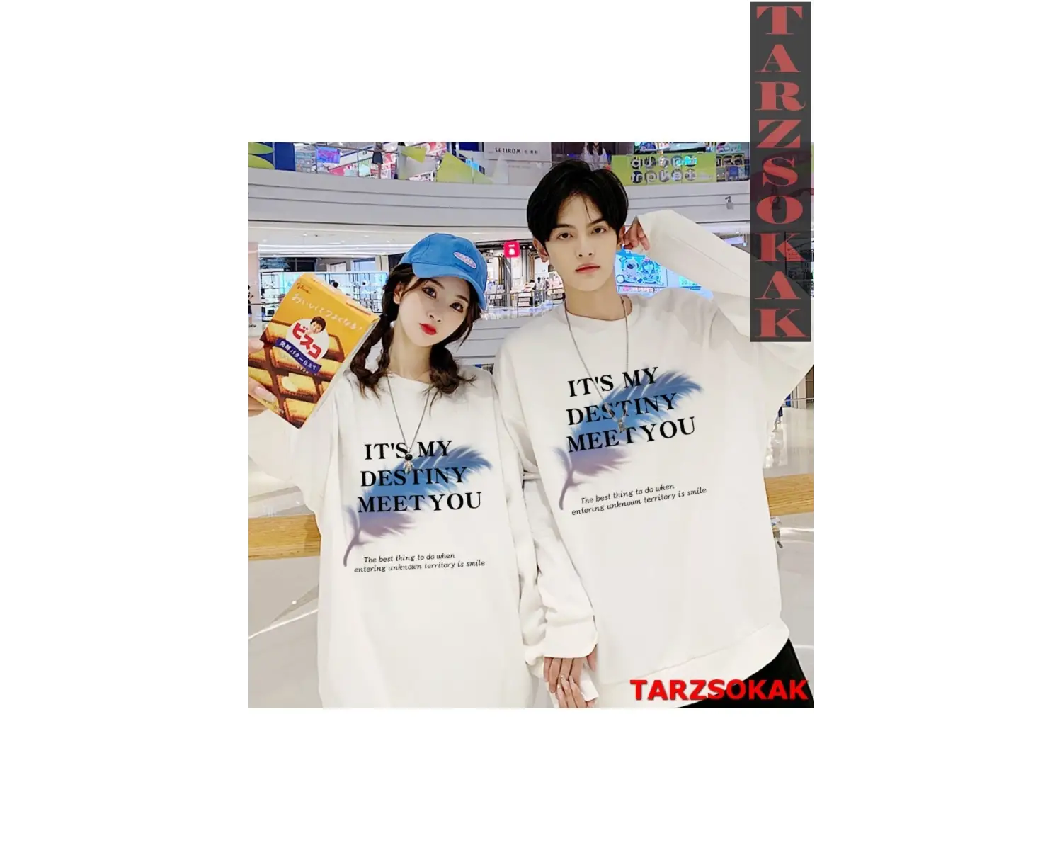 2 Li Harajuku Style Çift Sevgili Kombinleri Couple Clothing Yeni Sezon 2 Adet