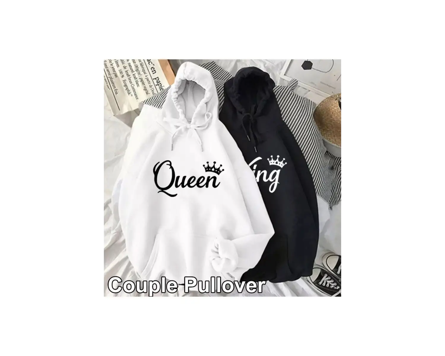 2 Li Harajuku Style Çift Sevgili Kombinleri Couple Clothing Yeni Sezon 2 Adet