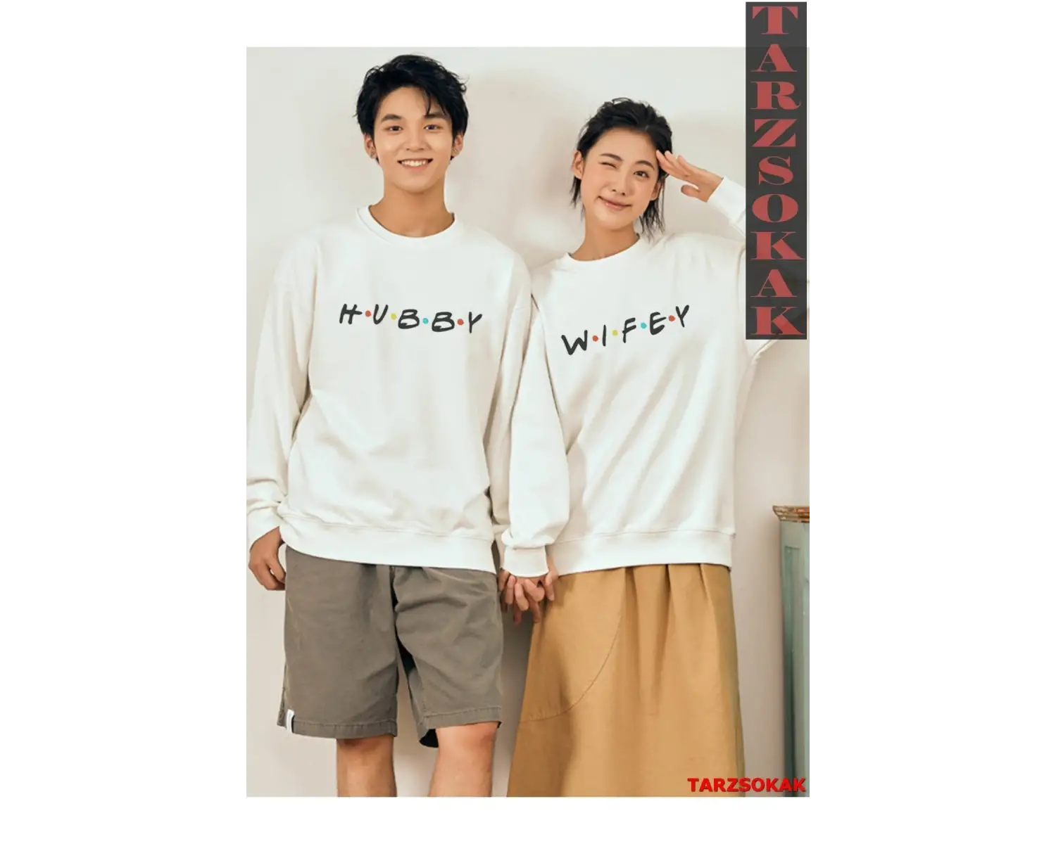 2 Li Harajuku Style Çift Sevgili Kombinleri Couple Clothing Yeni Sezon 2 Adet