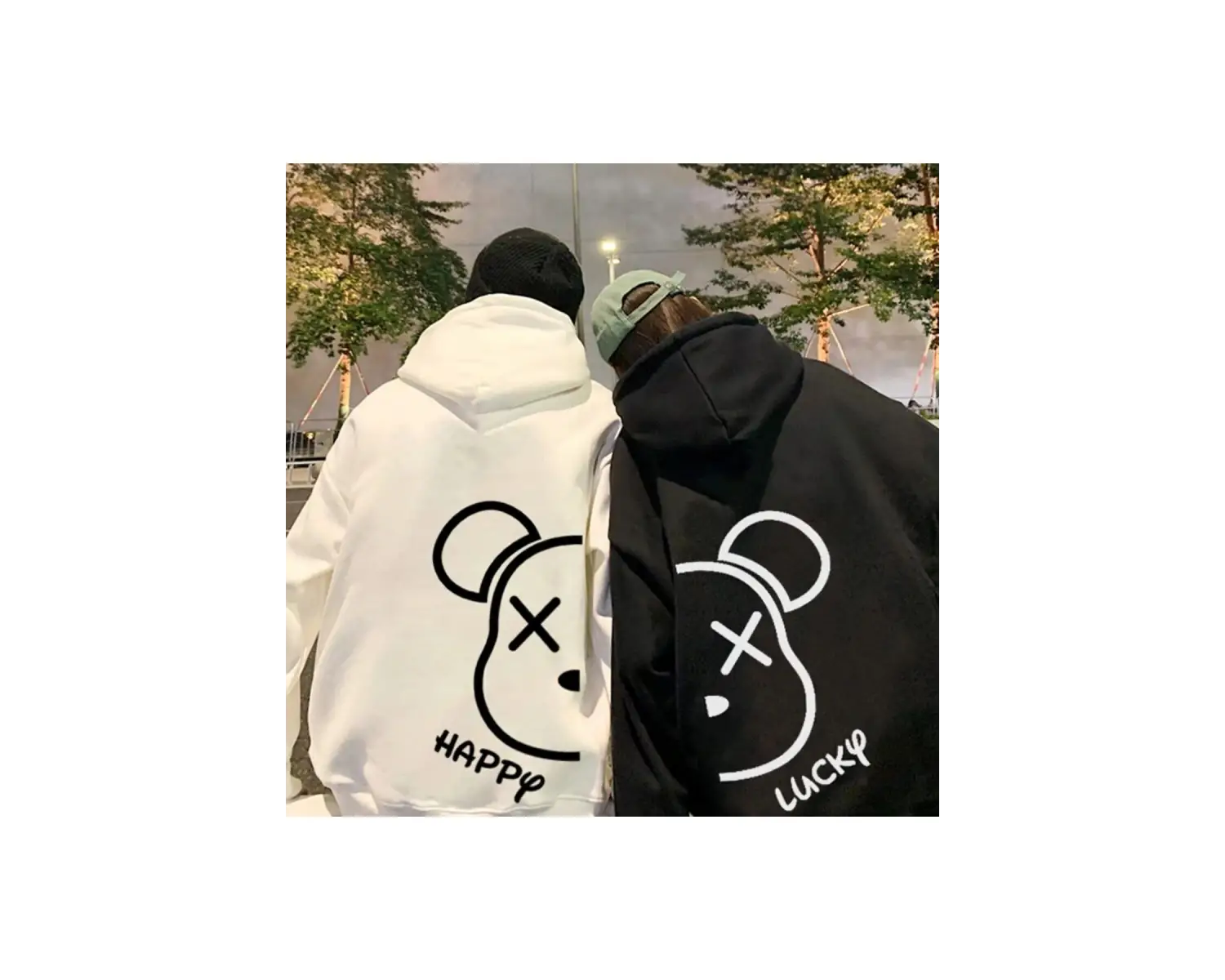 2 Li Harajuku Style Çift Sevgili Kombinleri Couple Clothing Yeni Sezon 2 Adet