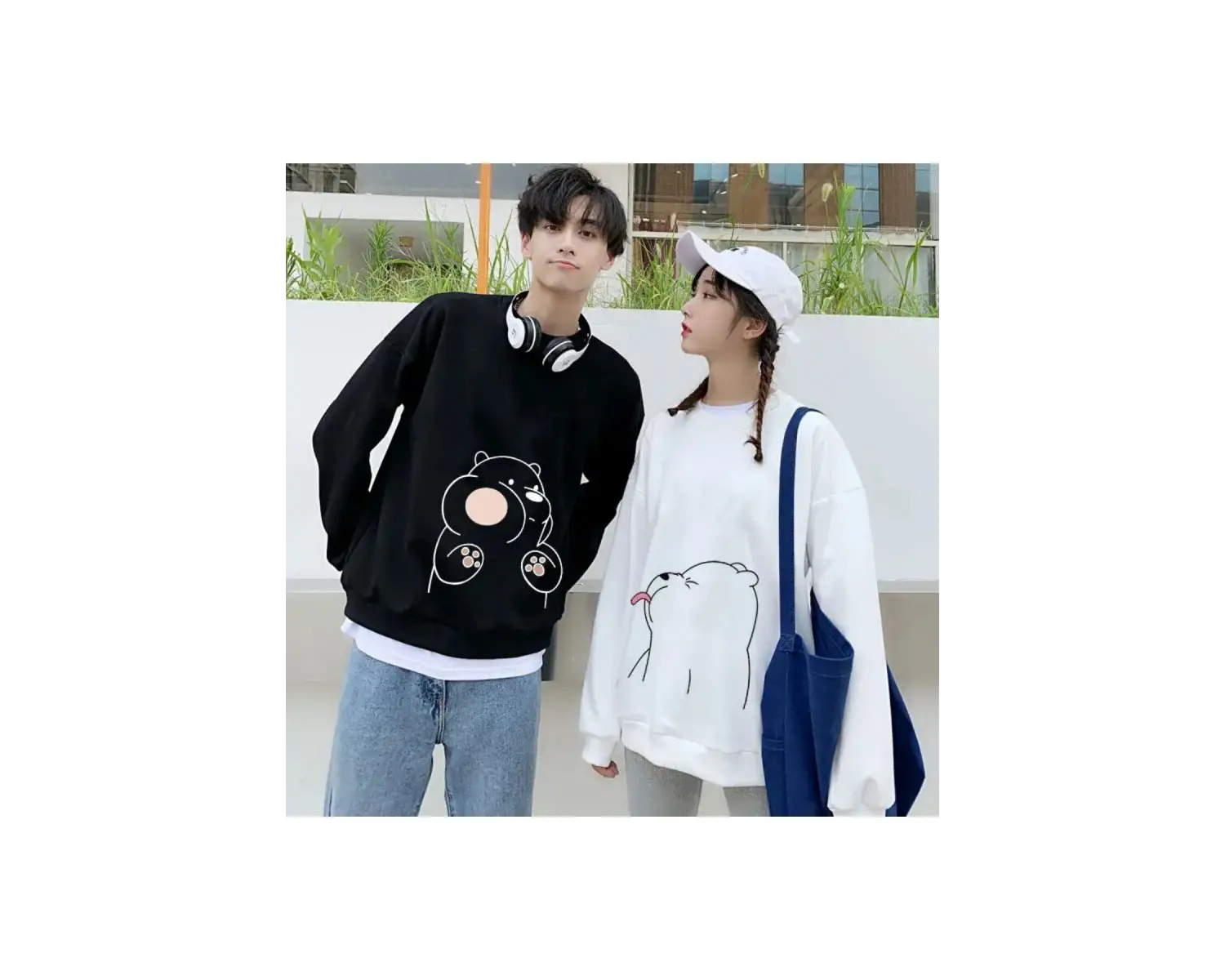 2 Li Harajuku Style Çift Sevgili Kombinleri Couple Clothing Yeni Sezon 2 Adet