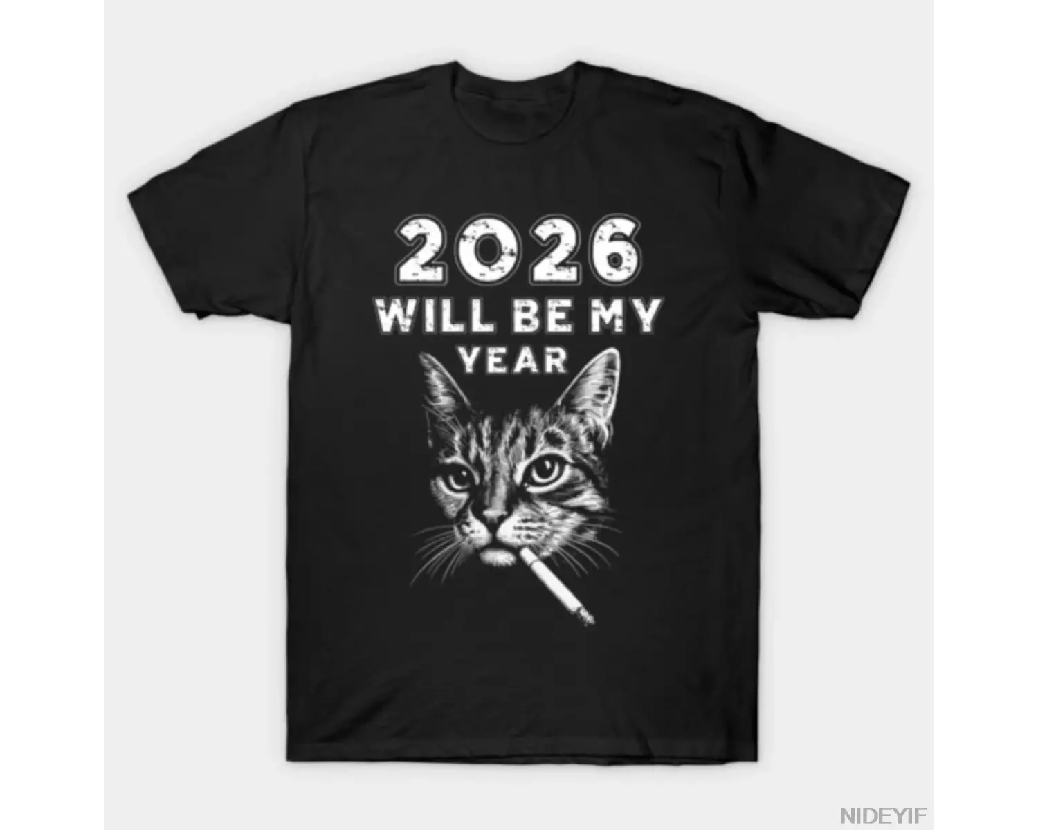 2026 BENİM YILIM OLACAK Erkekler Kadınlar İçin T-shirt %100 Pamuklu Tişörtler Kısa Kollu Üstl