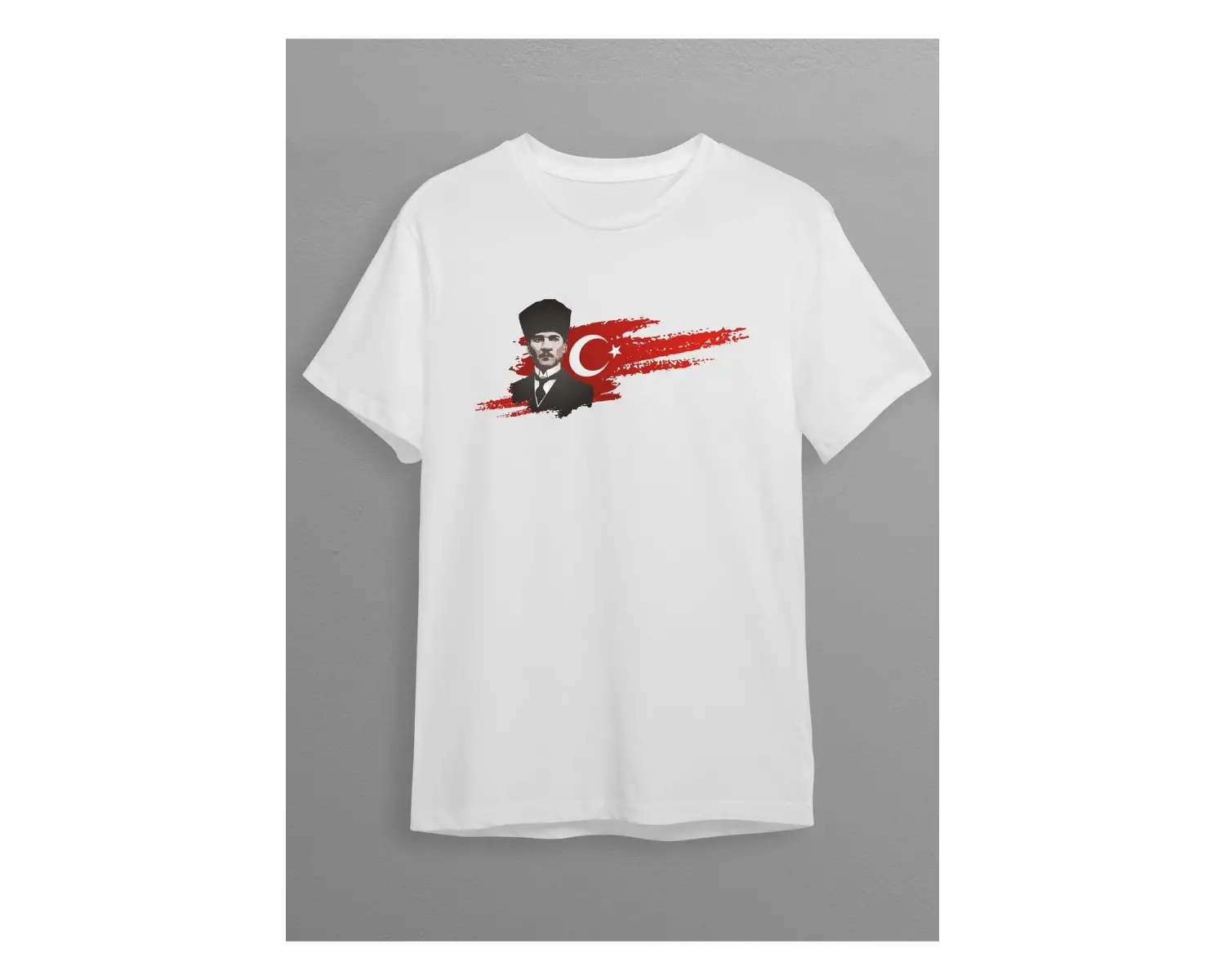 29 Ekim Cumhuriyet Bayramı Atatürk Baskılı Unisex T-shirt HY02