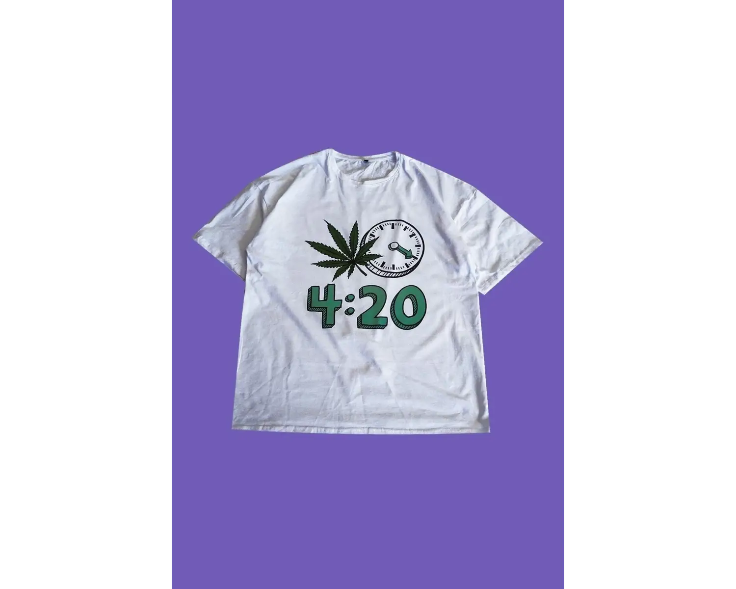 420 Weed Oversize Tişört