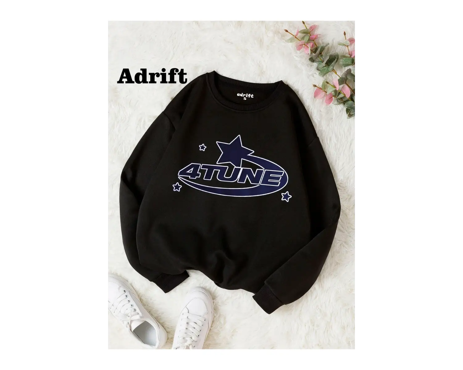 4tune Köstebek Sokak Trend Tasarım Harajuku/Gotik Siyah