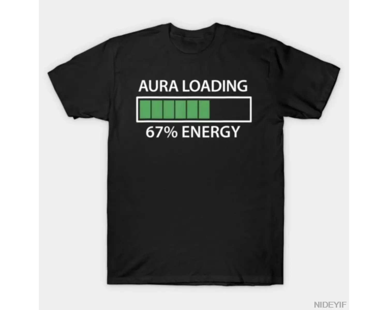 67 Gen Alpha Aura Loading T-shirt Erkekler Kadınlar Için % 100% Pamuklu Tişörtler Kısa Kollu