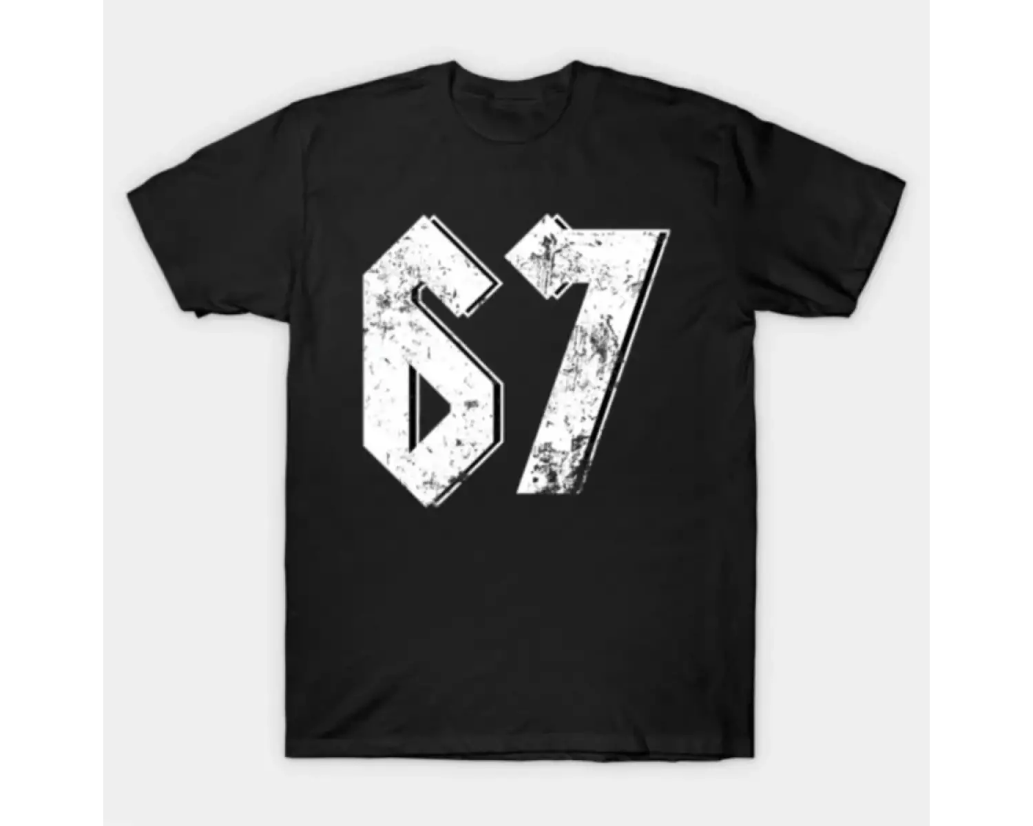 67 Six Seven 6 7 Erkek Kadın Tişörtü %100 Pamuklu Tişörtler Kısa Kollu Üstler 1012-2