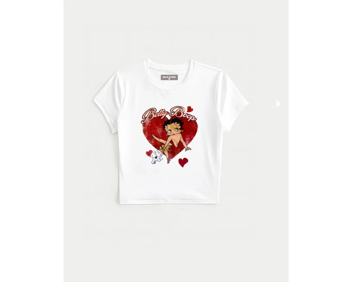 betty boop baby tee crop