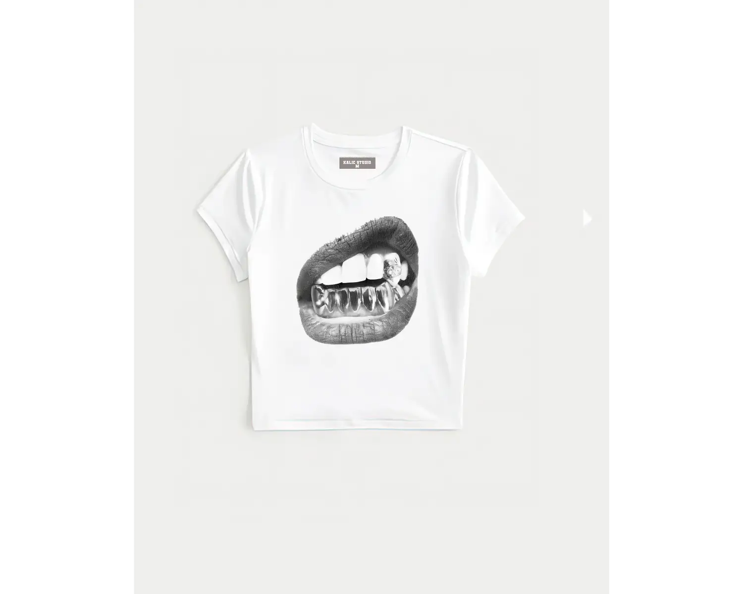 Grillz baby tee