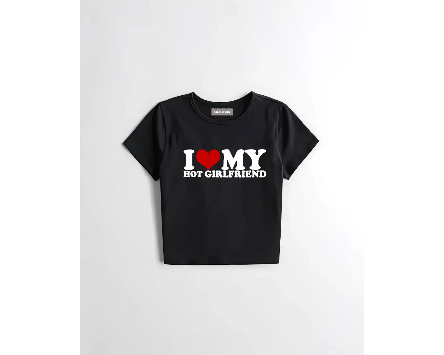 I Love My Hot girlfriend baby tee