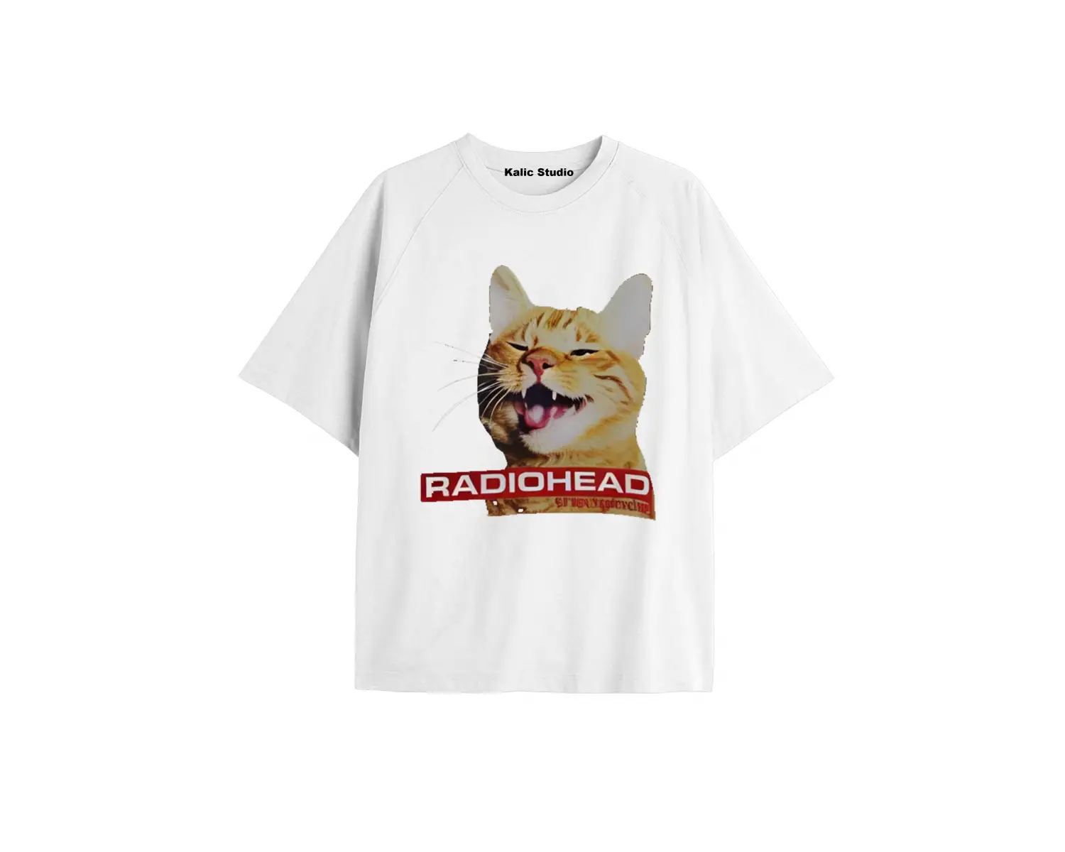 Radiohead oversize unisex t-shirt