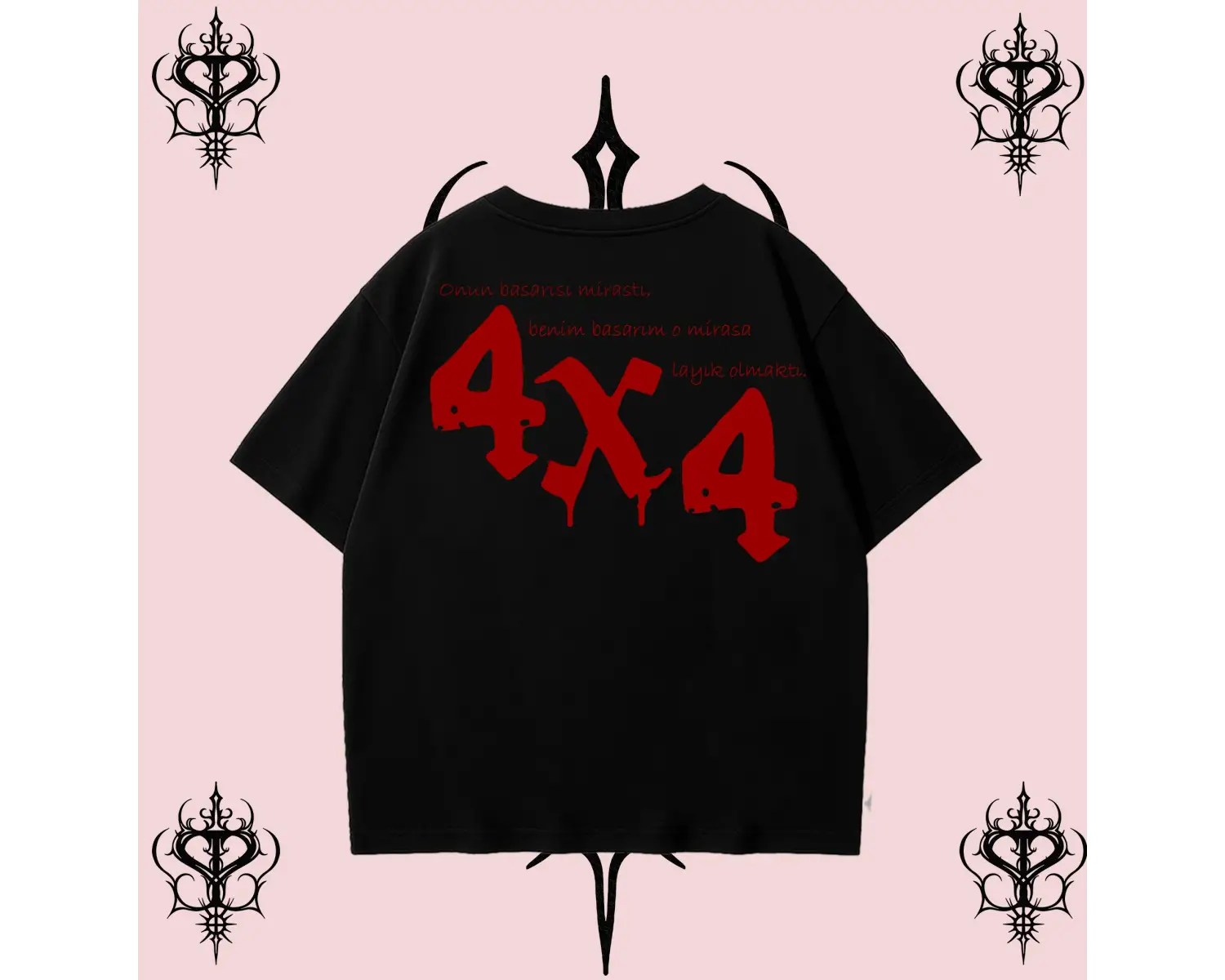 4X4 Şampiyonluk Tişört 2000–2026 Aynı Efsane Hocasıyla Oversize Unisex