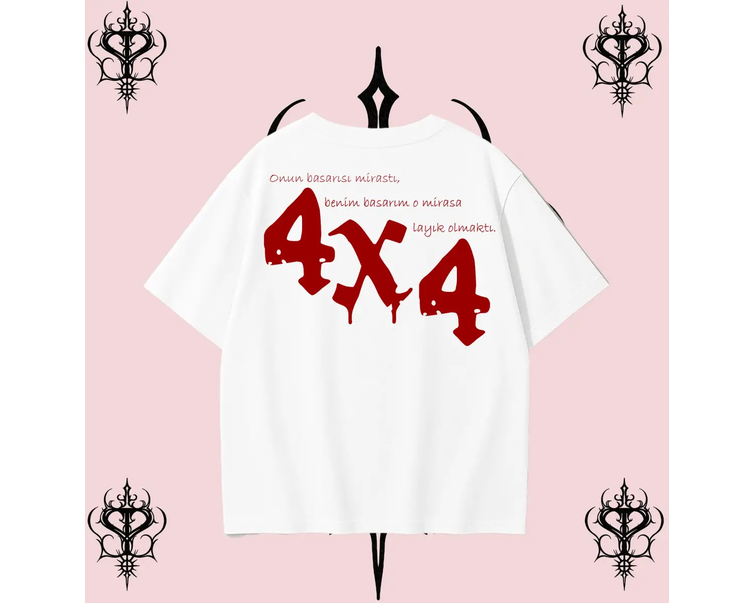4X4 Şampiyonluk Tişört 2000–2026 Aynı Efsane Hocasıyla Oversize Unisex
