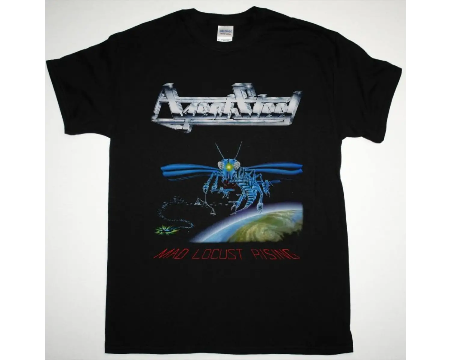 LȦȦZ ROCKIT KNOW YOUR ENEMY TOUR-87-88 NEW BLACK T-SHIRT