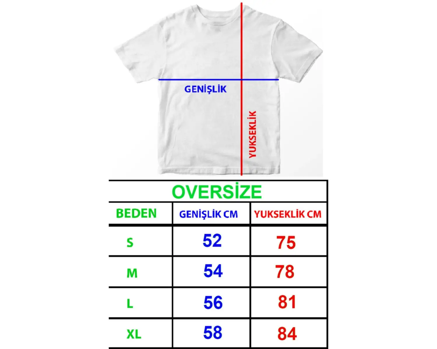 Vikings Oversize Tişört