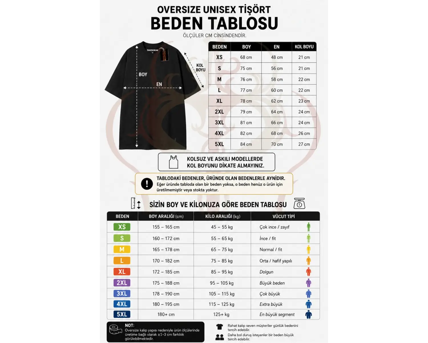 Yaşam Çiçeği Oversize Tişört