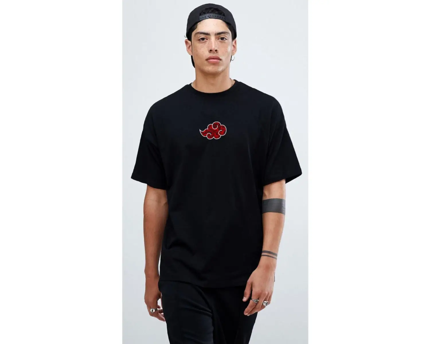 Naruto Akatsuki Oversize Tişört