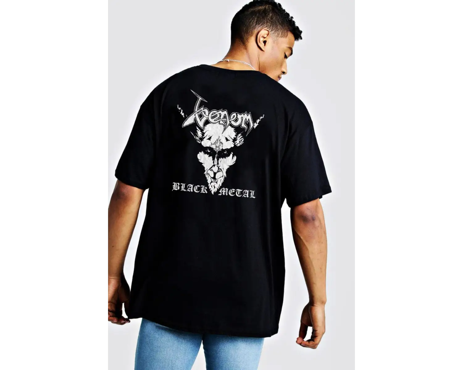 Venom Black Metal Oversize Unisex Tişört