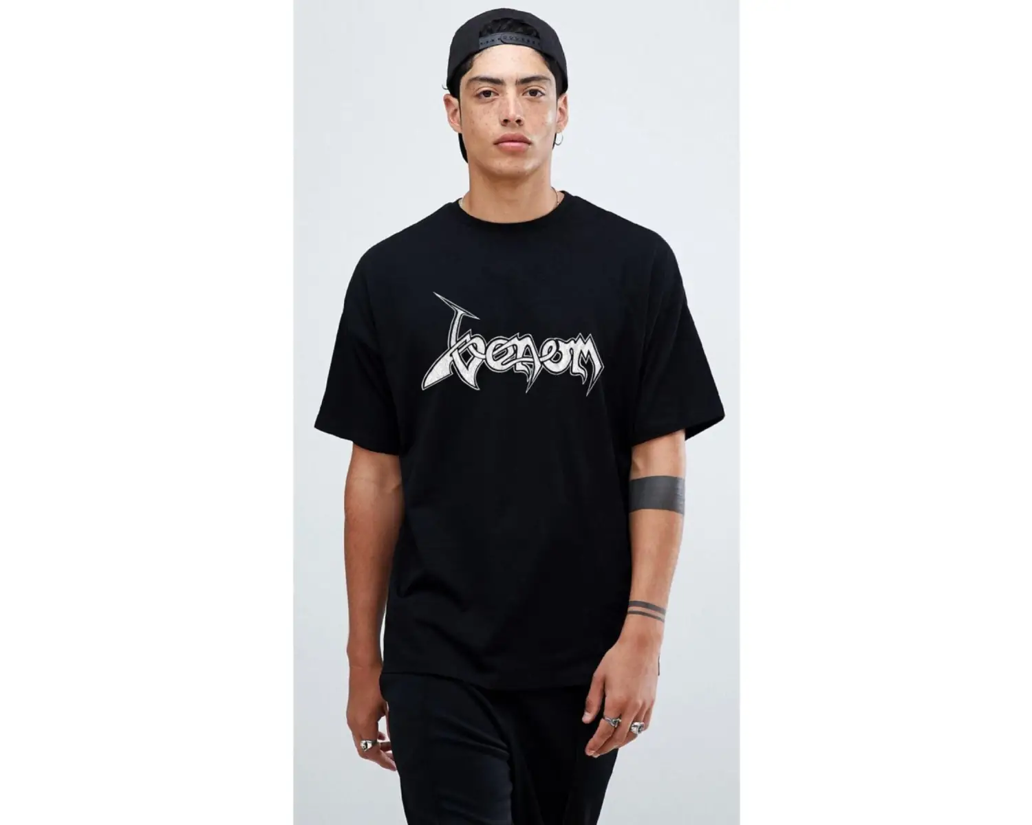 Venom Black Metal Oversize Unisex Tişört