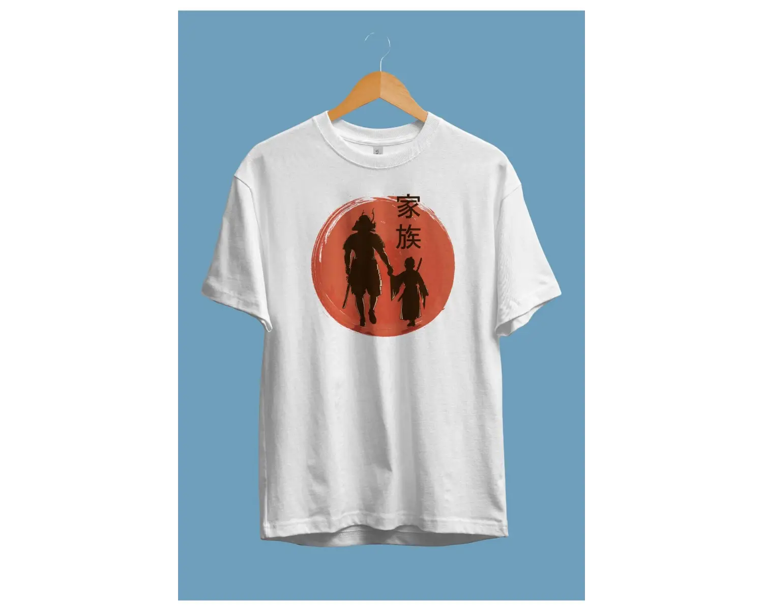 Oversize Japon Katana Samuray Usta Ögretmen Ögrenci Tasarım Baskılı Unisex Tişört