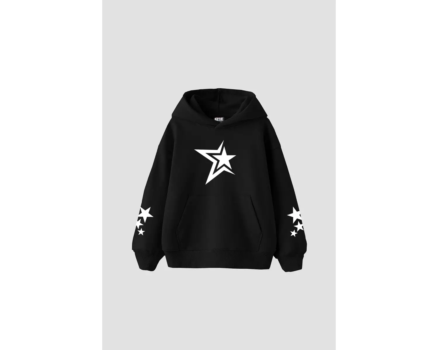 816 Stars Baskılı Oversize Unisex Beyaz