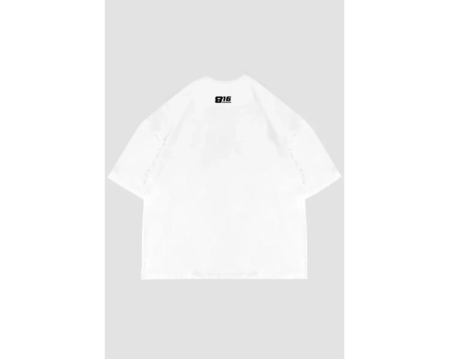 816 Stars Baskılı Oversize Unisex Beyaz