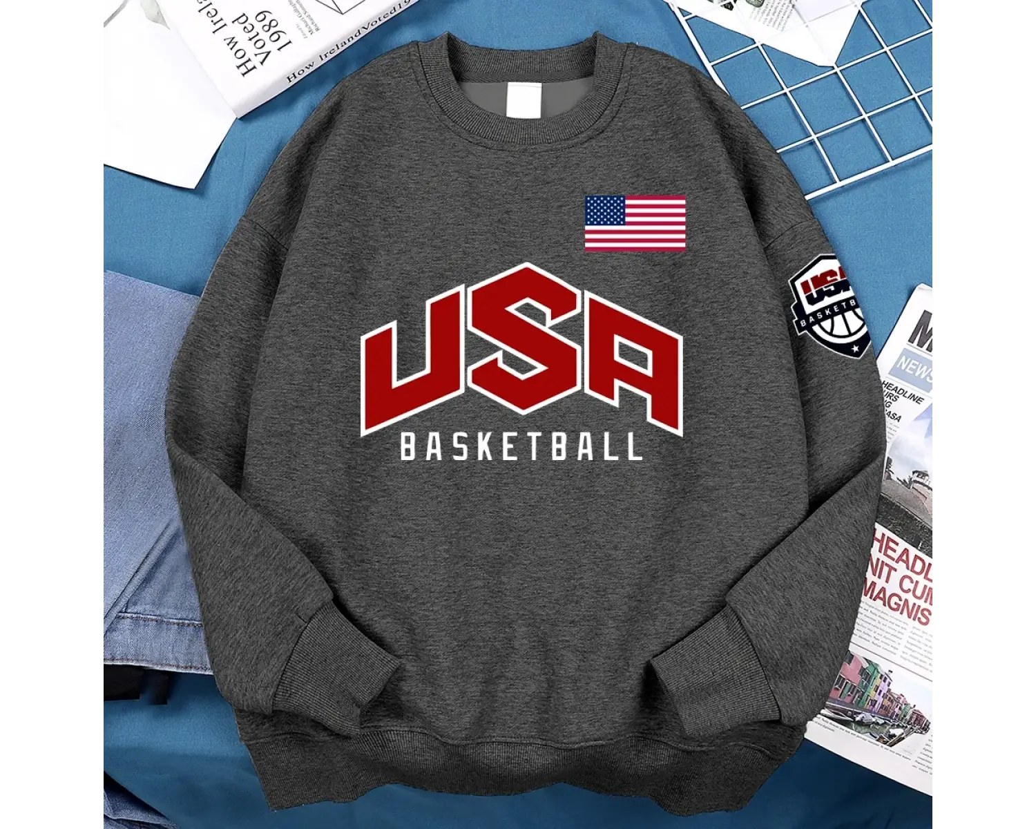 Abd Basketballer baskılı sokak rahat Hoody erkekler kadınlar Hip Hop boy giyim gevşek sıcak p