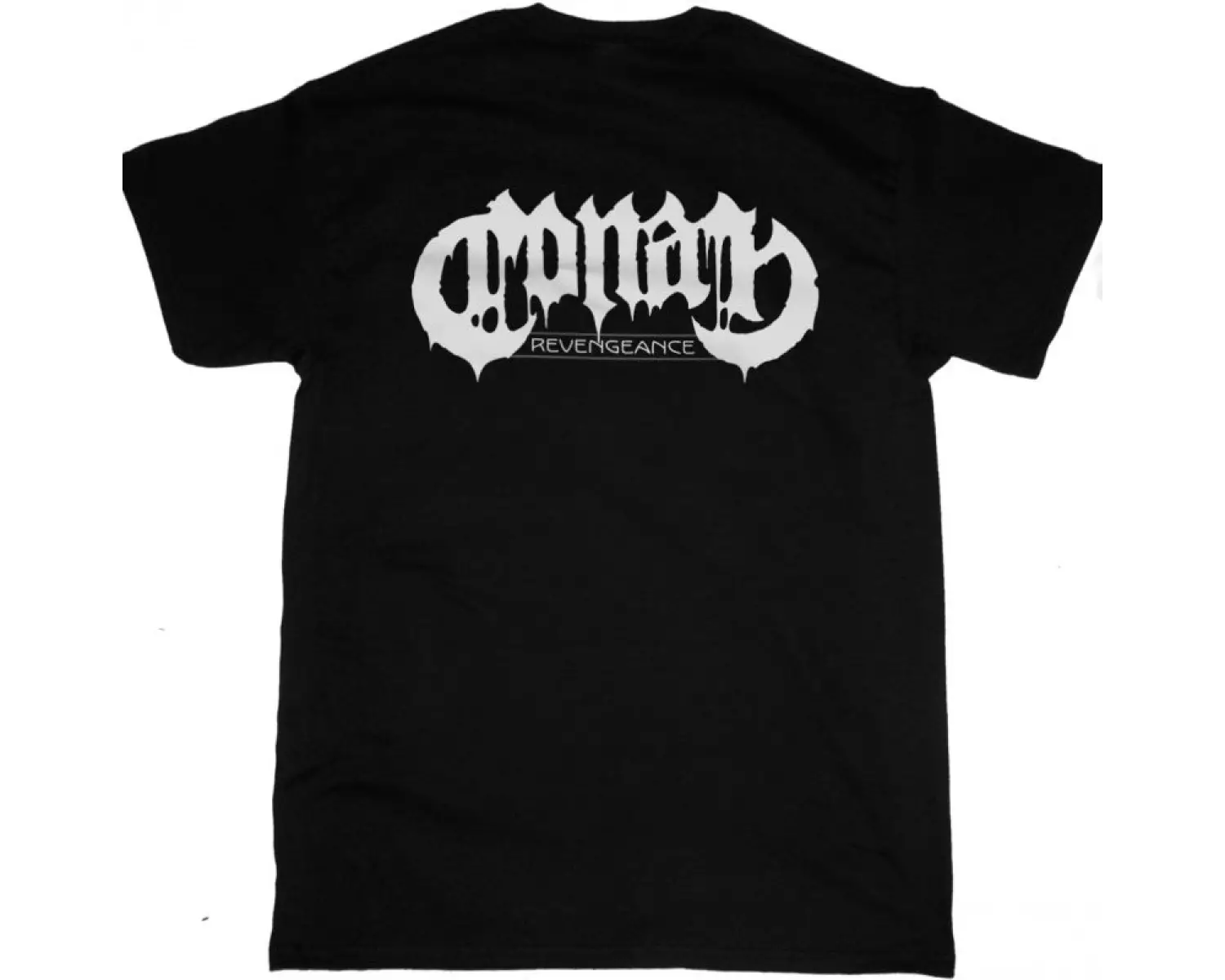 ACCEPT RED LOGO NEW BLACK T-SHIRT ÖN VE ARAKA BASKILI