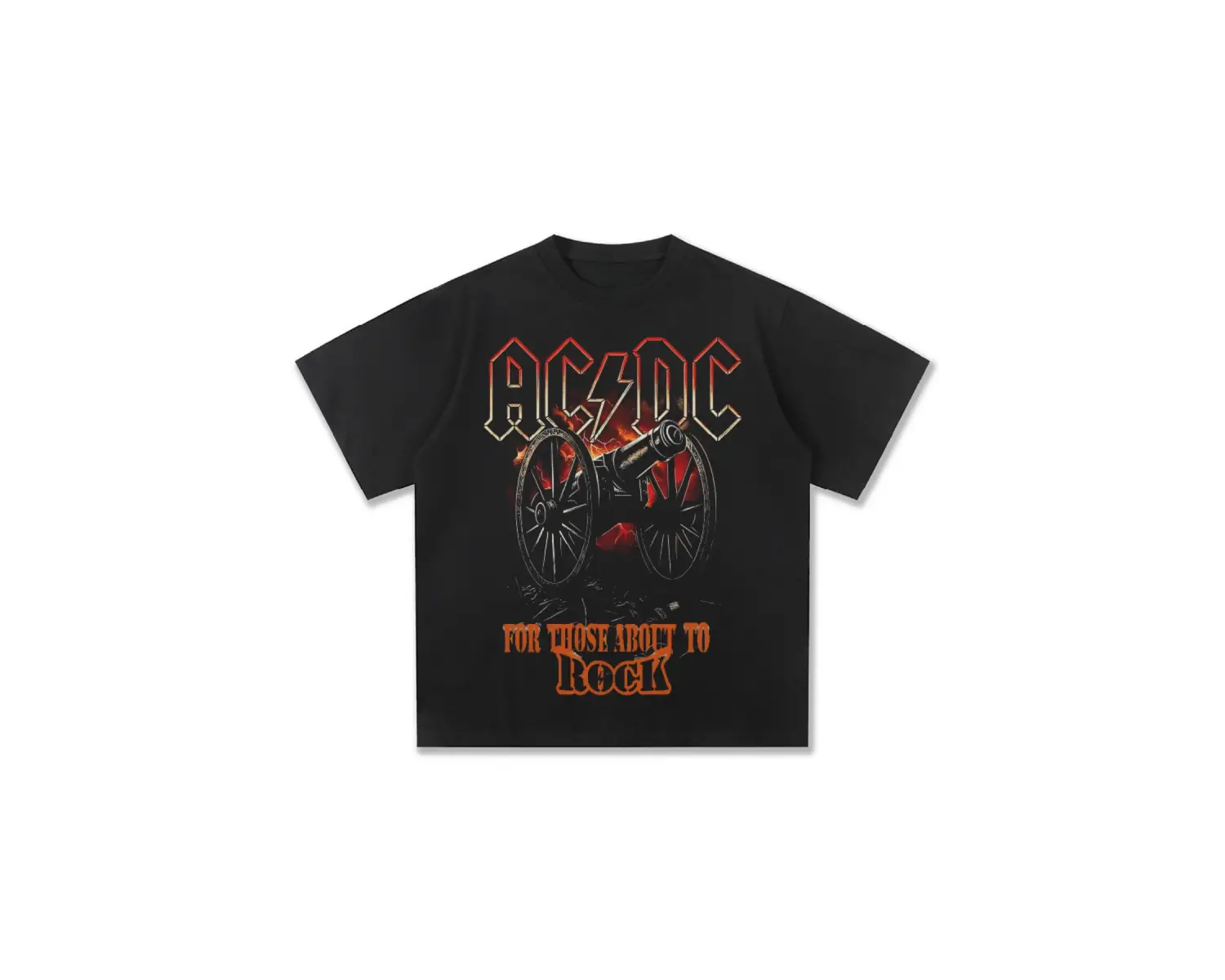 ACDC Bant Baskı Moda