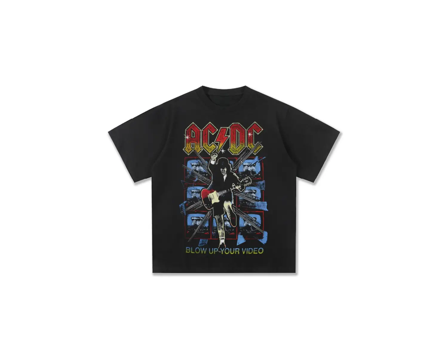 ACDC Bant Baskı Moda