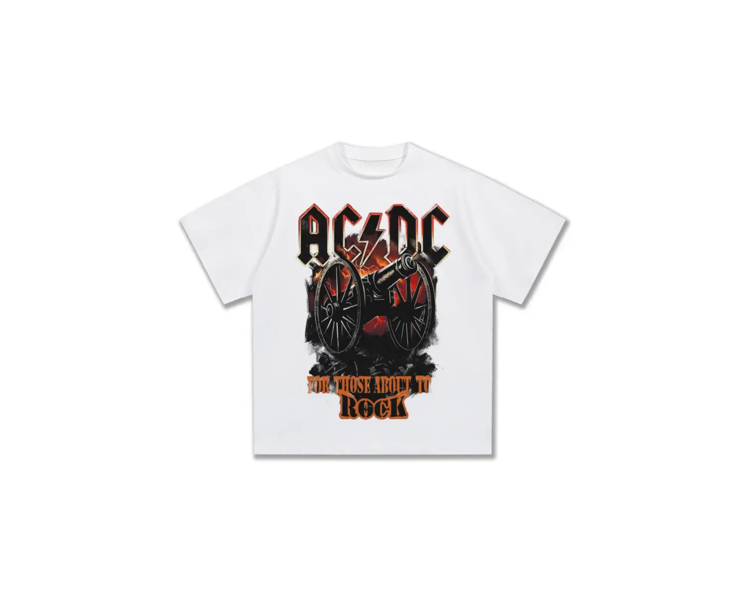ACDC Bant Baskı Moda