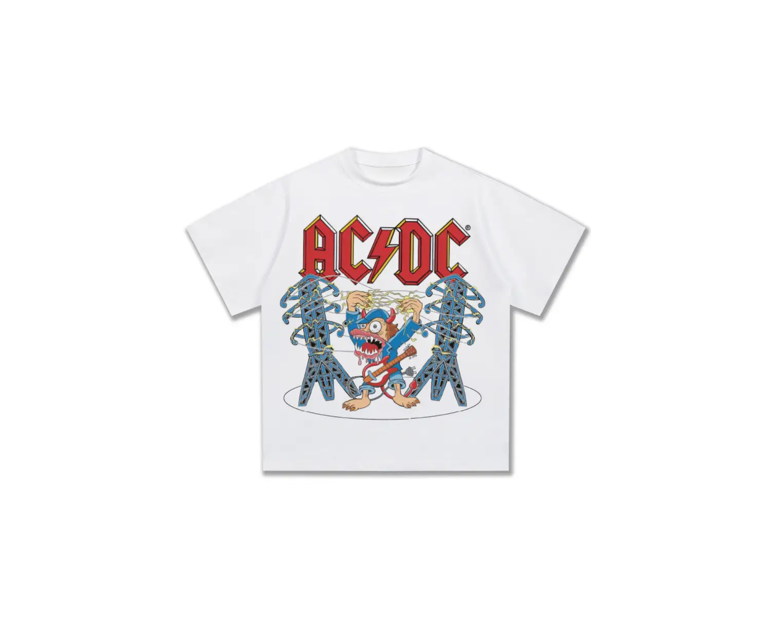 ACDC Bant Baskı Moda