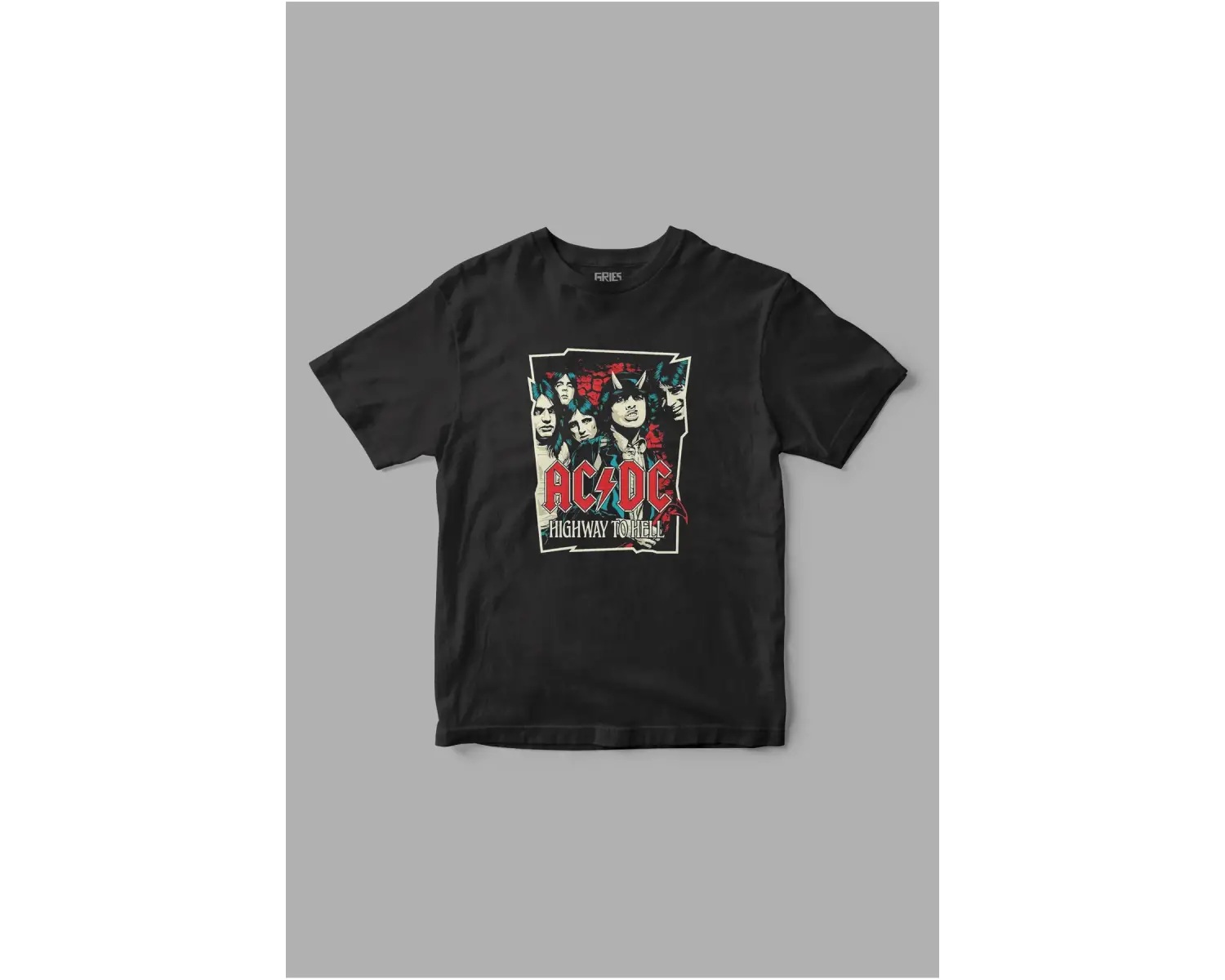 ACDC  Highway To Hell  Baskılı Tişört