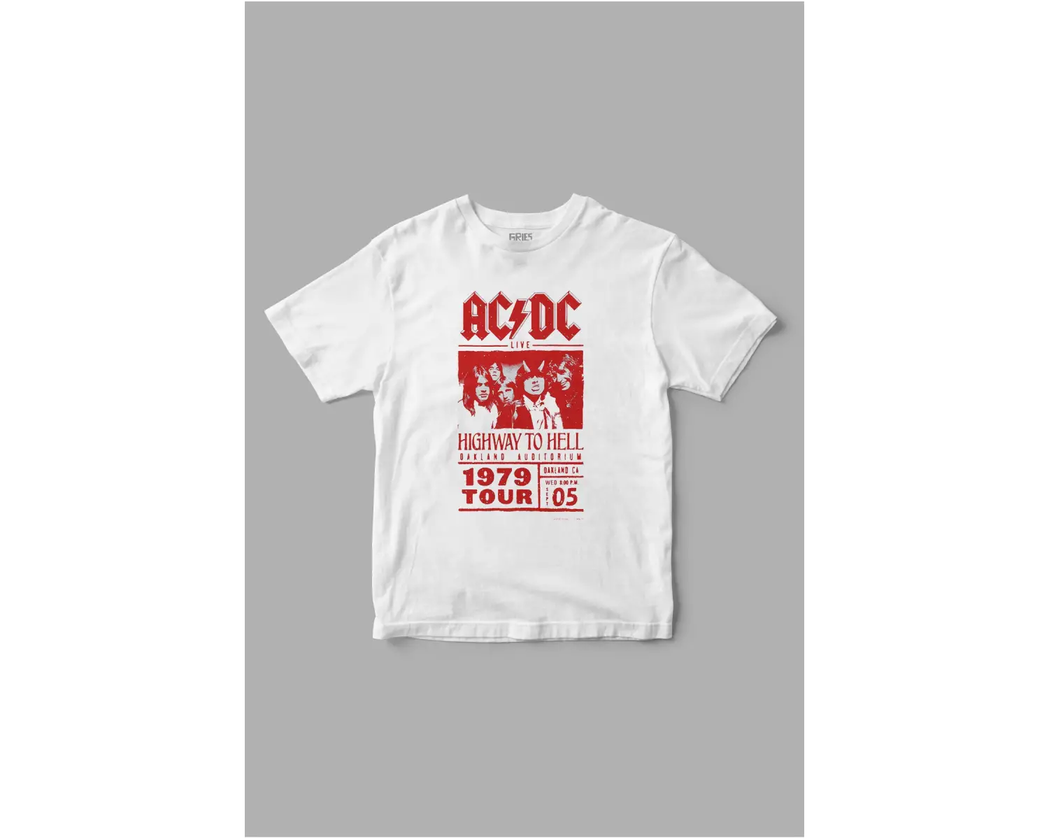 ACDC Müzik Grubu Baskılı Tişört
