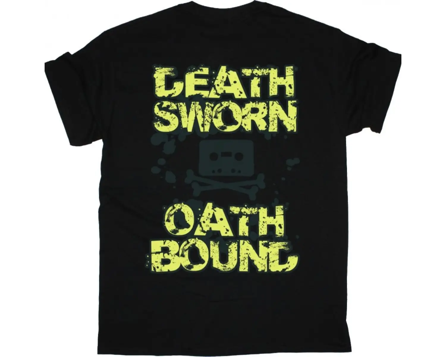 ACID BATH DEVIL BABY NEW BLACK T-SHIRT NEW BLACK T-SHIRT ÖN VE ARAKA BASKILI