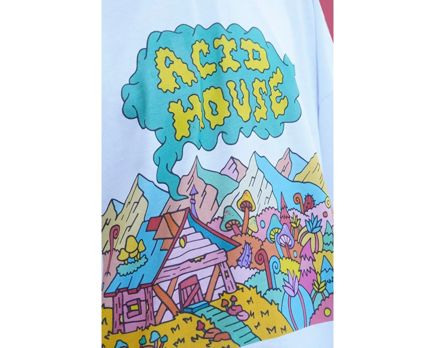 Acid House / Psychedelic Oversize Tişört