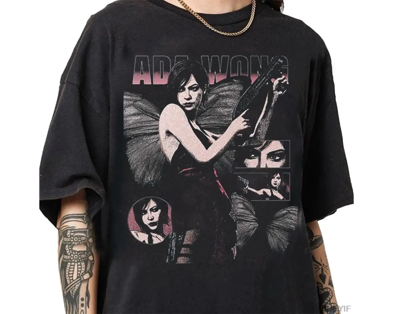 ADA WONG Resident Evil Biohazard Oyunu T-shirt Erkekler Kadınlar Için % 100% Pamuk T Shirt St