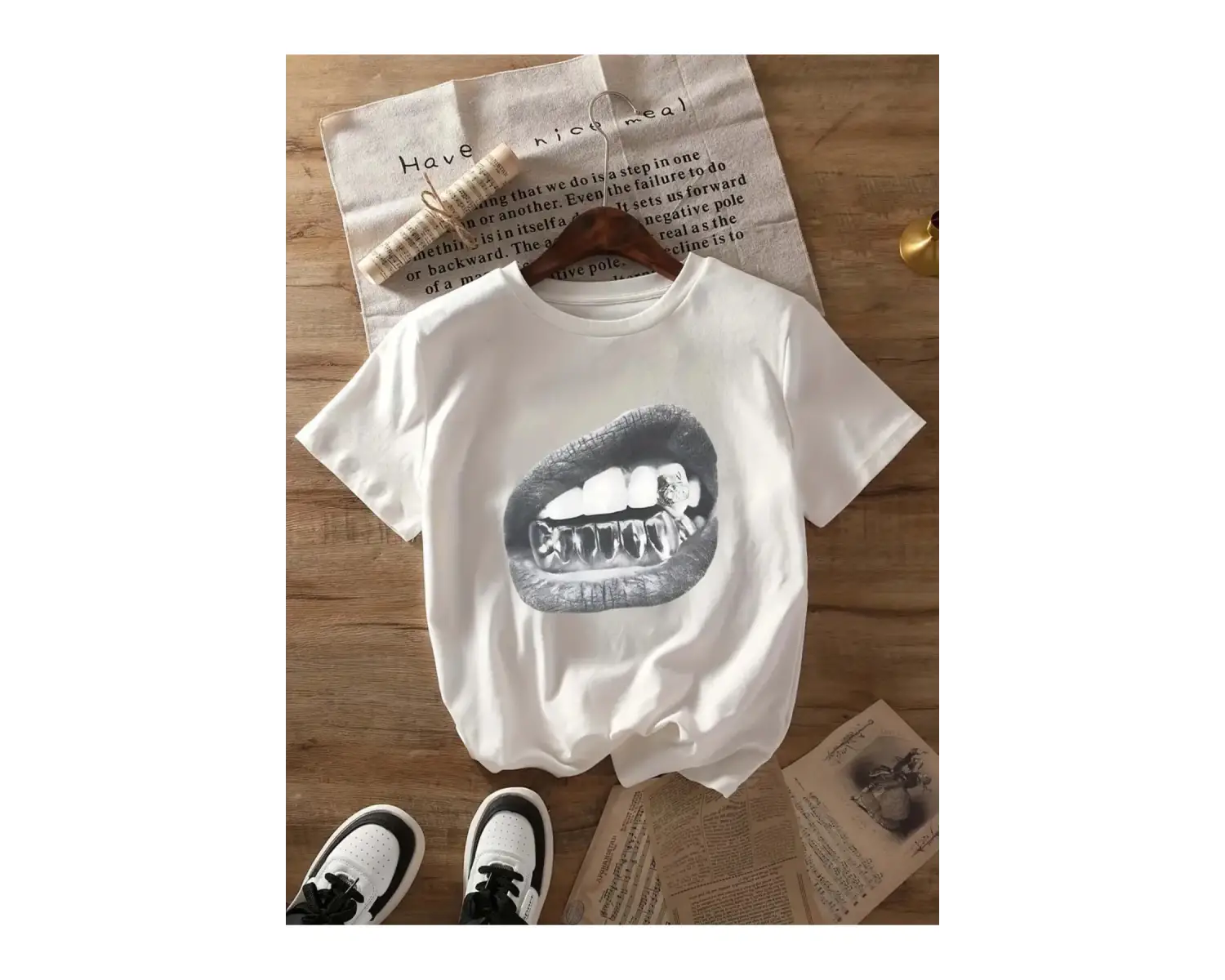Adrift Bengi Clothing Oversize Kesim Kısa Kollu Baskılı
